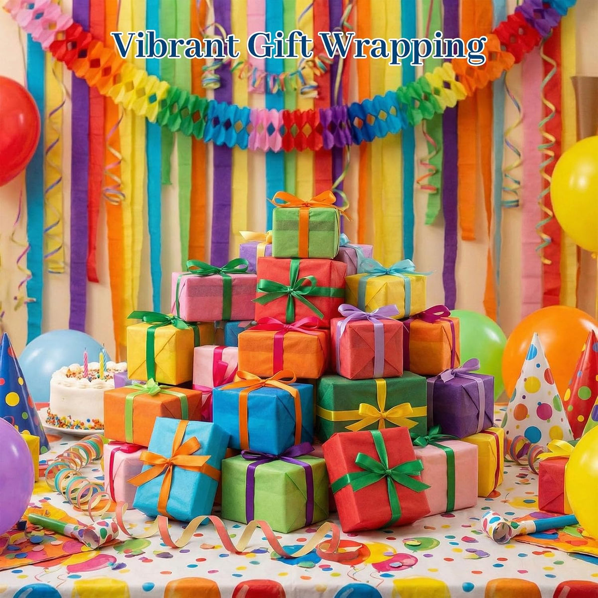 Tissue Paper 330 Sheets, 14 X 10 inch 40 Colors for Gift Bags