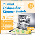 Dishwasher Cleaner Tablets - Lemon Scent, 32 Pack