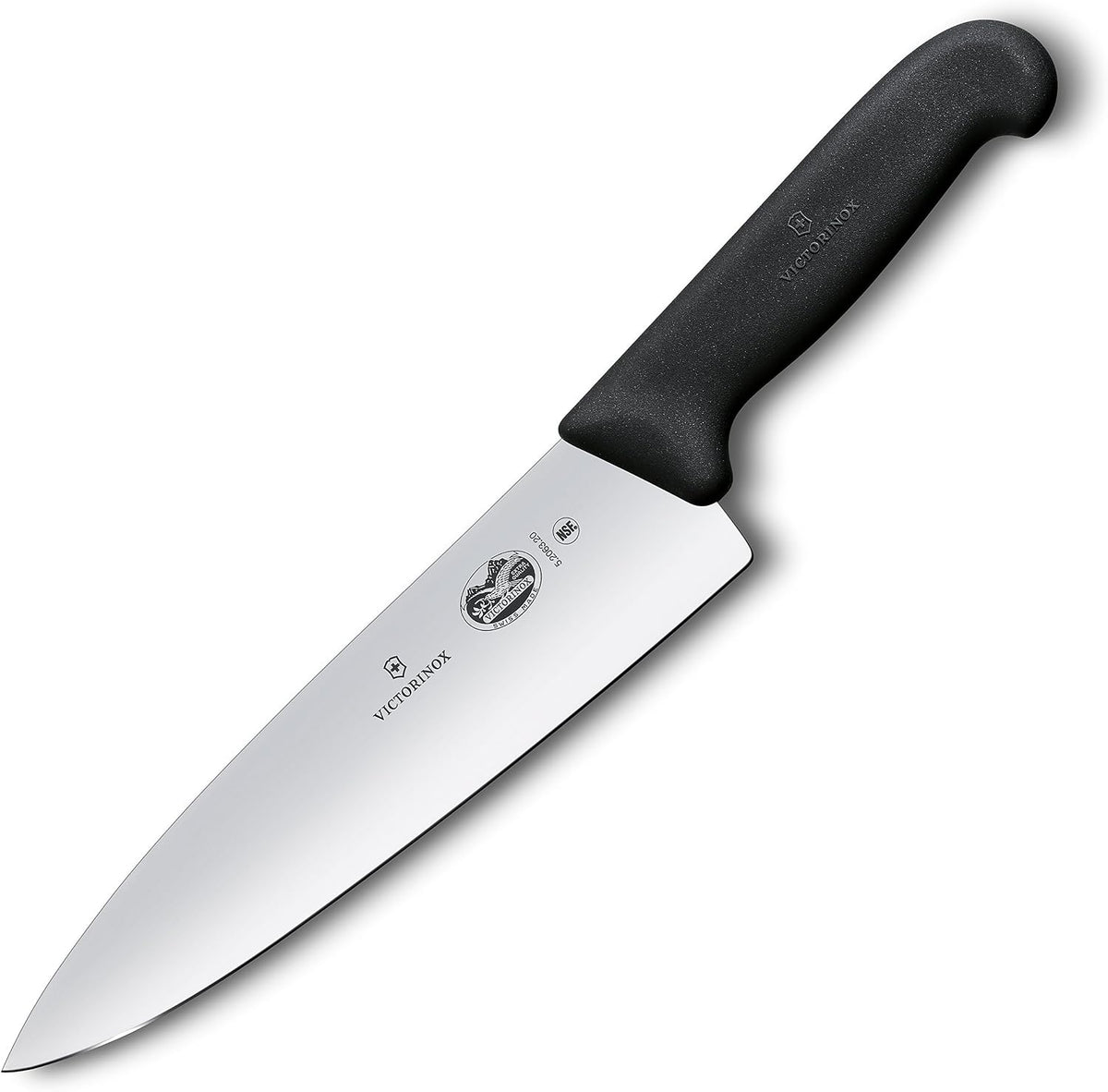 Fibrox Pro 8 Inch Chef’s Knife, Dishwasher Safe, Black