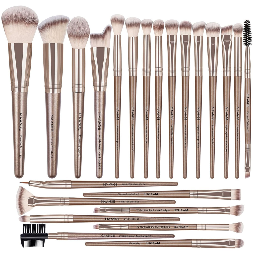 Makeup Brush Set 23 Pcs Makeup Brushes Premium Synthetic Make up brushes Professional Face Powder Blush Pointed