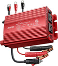 300W Pure Sine Wave Power Inverter - DC 12V to AC 110V Car Converter | 4.8A Dual USB Charging Ports and 2 AC Outlets