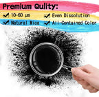 40g Mica Powder for Epoxy Resin - Pigment Dye for Resin etc. (Black)