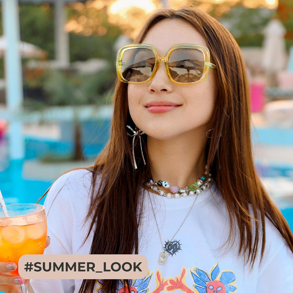 Oversized Polarized Sunglasses Women, Trendy Retro Sun Glasses for Women 2025, Oversized Shades