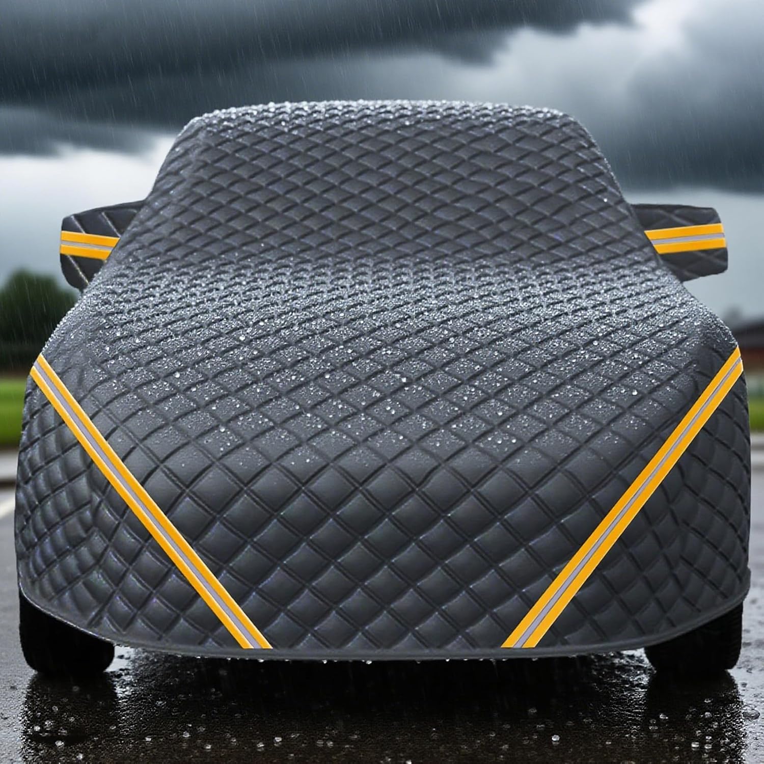 Hail Protector Car Cover Compatible with Mercedes Classe C C220 Outdoor Waterproof Anti-Hail Car Tarpaulin with