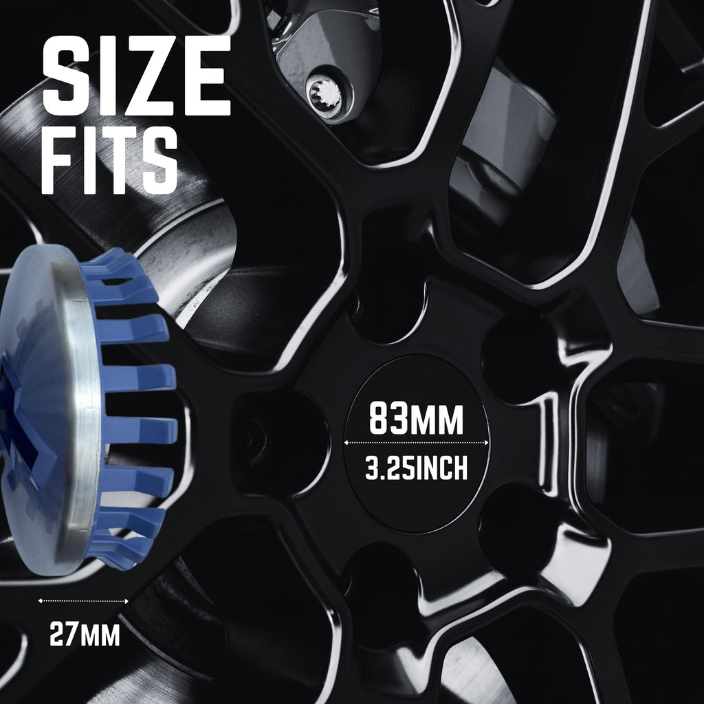 (Set of 4) 3.25 inches=83mm Wheel Hub Center Cap