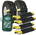 Tire Traction Device for Trucks & Large SUVs, Set of 4 - Made in the USA, Anti Skid Emergency Tire Straps to Get