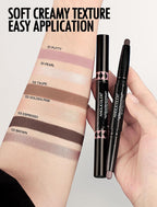 Dual-Ended Cream Eyeshadow Stick Matte & Shimmer 02 noon