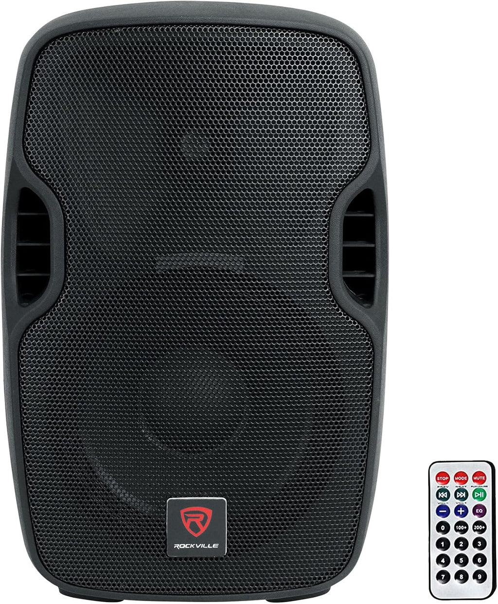 BPA10 10" 400W Peak Powered PA DJ Speaker with Bluetooth, USB/SD Player, FM Radio, XLR/RCA/1/4"/Aux Inputs, Remote