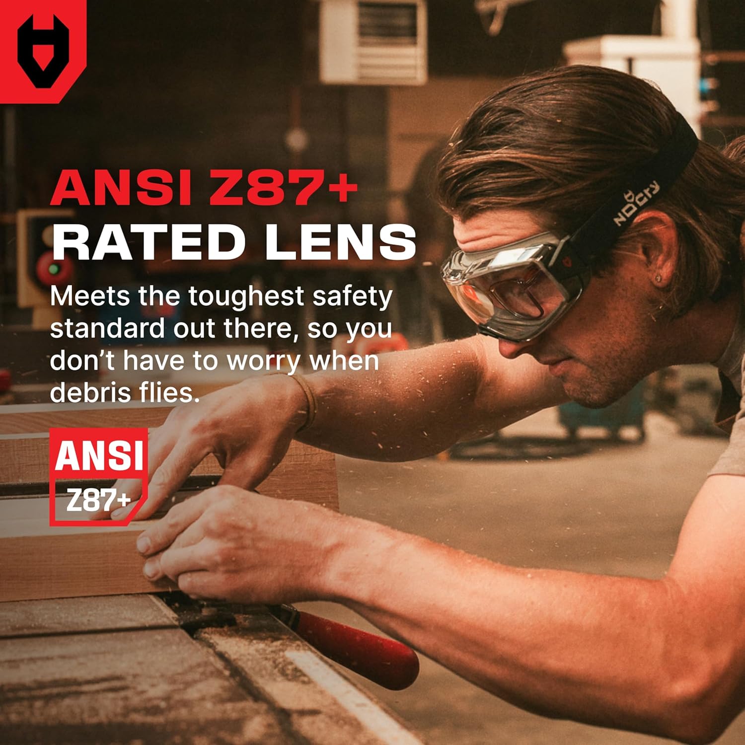 Anti Fog Safety Goggles Over Glasses For Men And Women — ANSI Z87.1 Premium Anti Scratch & UV380 — Eye Protection