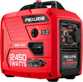 2450-Watt Dual Fuel Inverter Generator for Home Use, 1.6Gallon Large Fuel Tank Up to 8.3 Hours Use, 120V Gas Powered