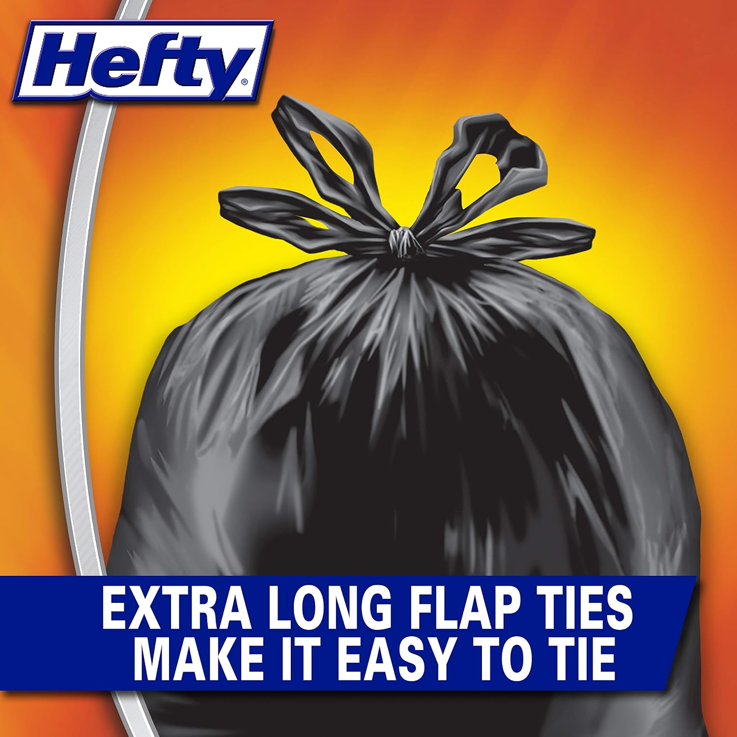 Load & Carry Heavy Duty Contractor Large Trash Bags, 42 Gallon, 26 Count
