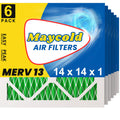 Air Filter 14x14x1 MERV 13 6-Pack