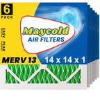 Air Filter 14x14x1 MERV 13 6-Pack