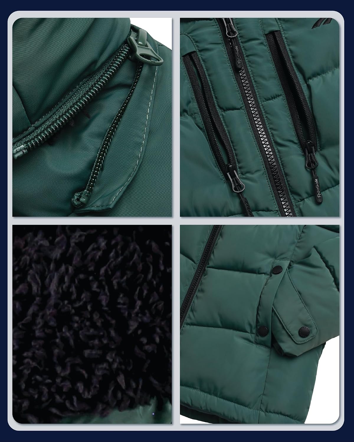 Girls Winter Coat - Heavyweight Quilted Puffer Jacket with Pockets | Weather-Resistant Shell Featuring Plush Lining