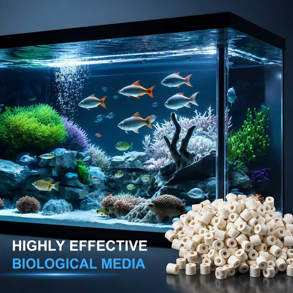 30 Pack Aquarium Filter Media Set Replacement Compatible with Cascade 1200/1500 Ccf2ul Ccf3ul Filter, Bio Sponge