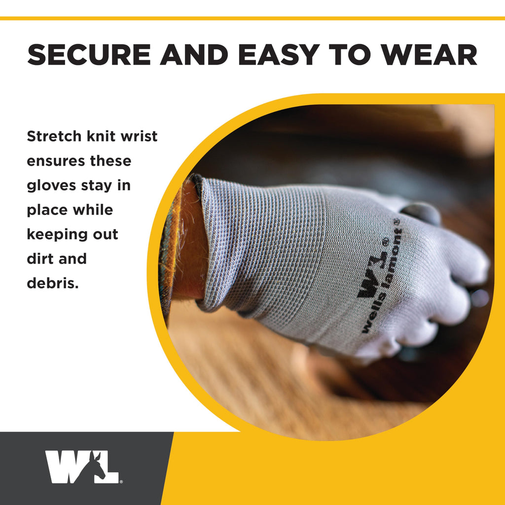 Men's Nitrile Coated High Dexterity Work Gloves, 5-Pack, Large