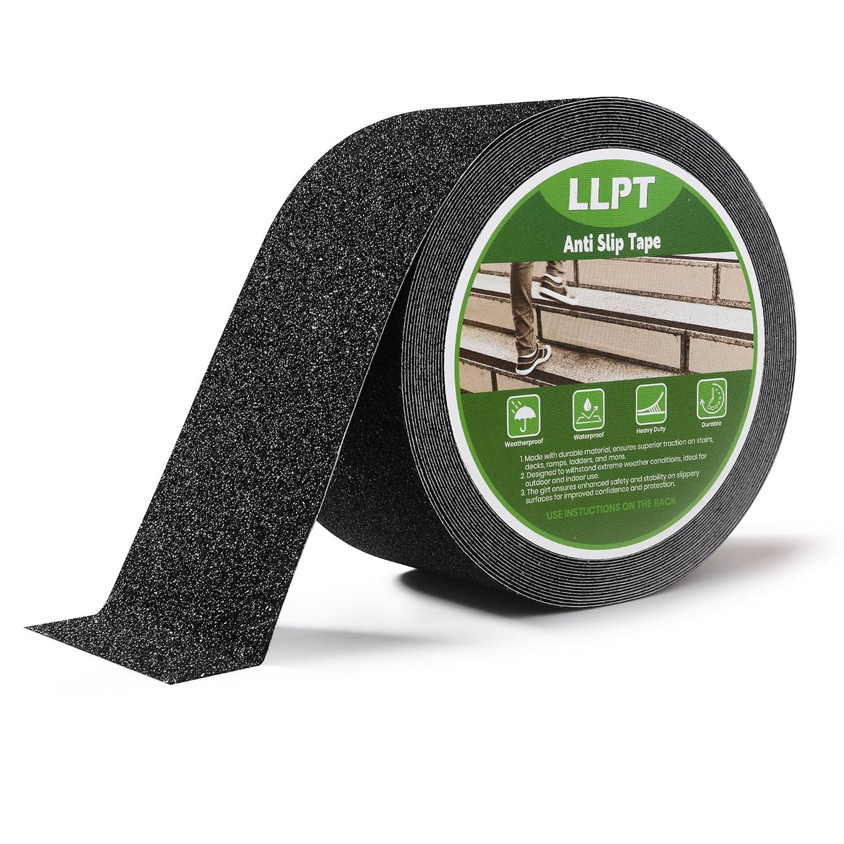 Grip Tape 3" x 36 Ft Black Heavy Duty Anti Slip Tape