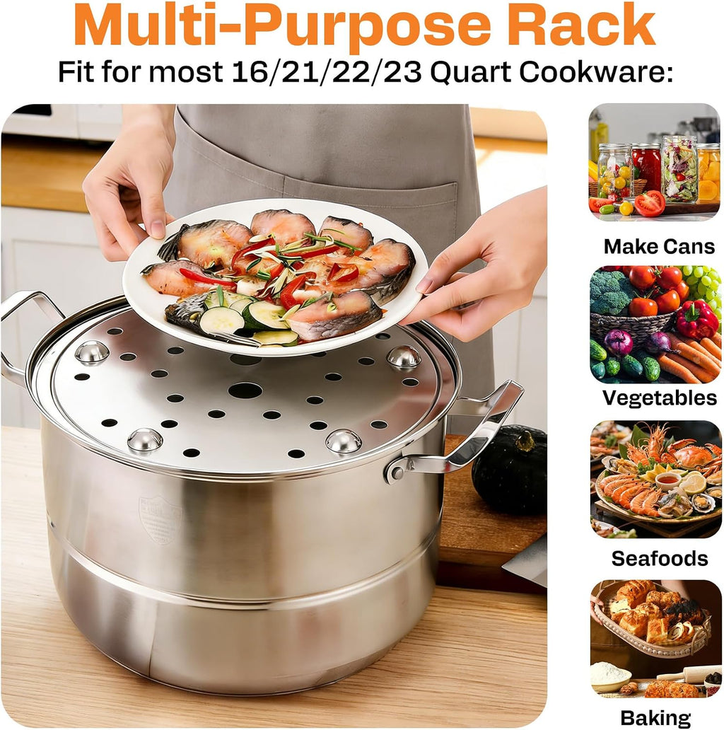85707 11" Pressure Canner Rack Fit for Presto Pressure Canner 16-23 Quart