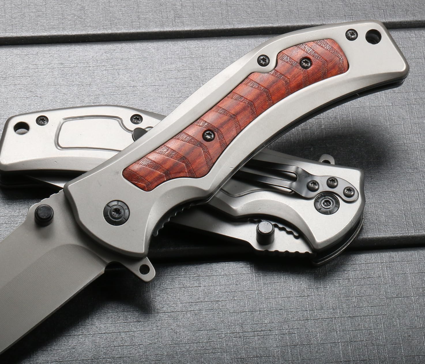 SA26 Spring-Assisted knife, 3.54" Assisted-Opening knife Folding Pocket knives for men, Safety Liner Lock and