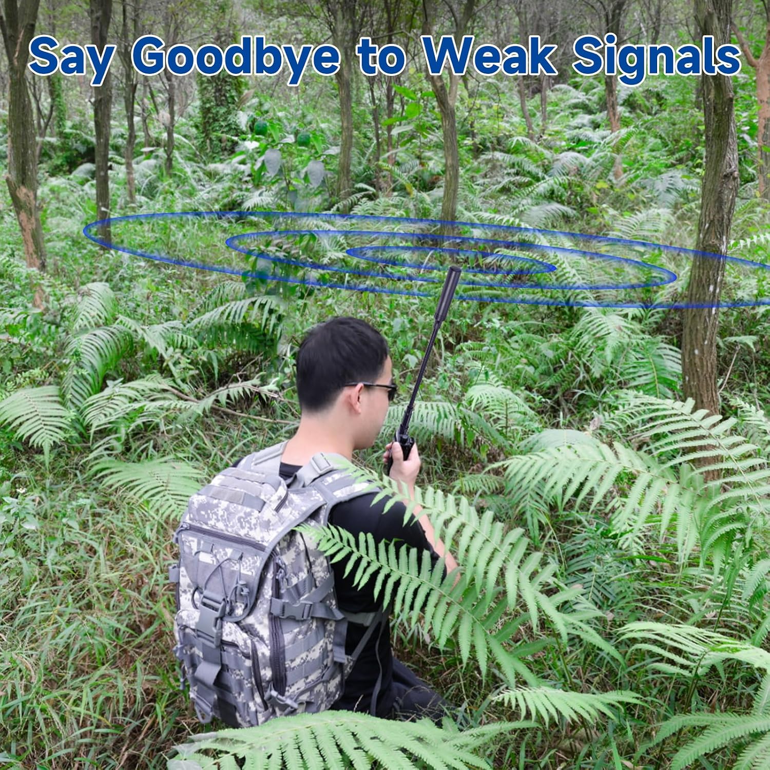 High Gain Amateur Ham Radio Antenna VHF UHF 136-174mhz 400-520mhz | Walkie Talkie CS Tactical Gooseneck Antennas