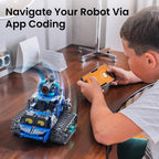 STEM Robot Building Kit with Remote Control Gifts for Boys 8-14