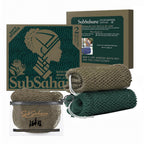 African Net Sponge, Exfoliating Body Scrubber for Back, 2 Pack