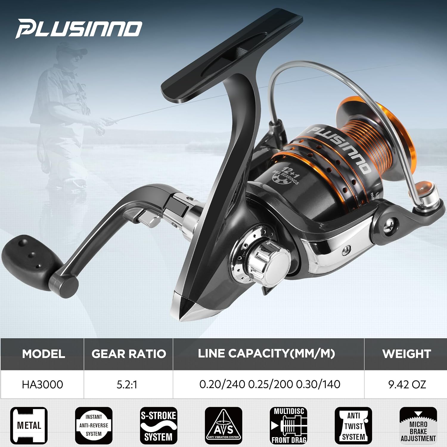 Fishing Rod and Reel Combo Pole Gear Kit Telescopic Beginner | Portable All-in-One Fishing Equipment, with Freshwater