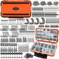 Fishing Tackle Kit with Box – 423pcs Complete Terminal Tackle Assortment, Hooks, Sinkers & Swivels, Beads & Bobber