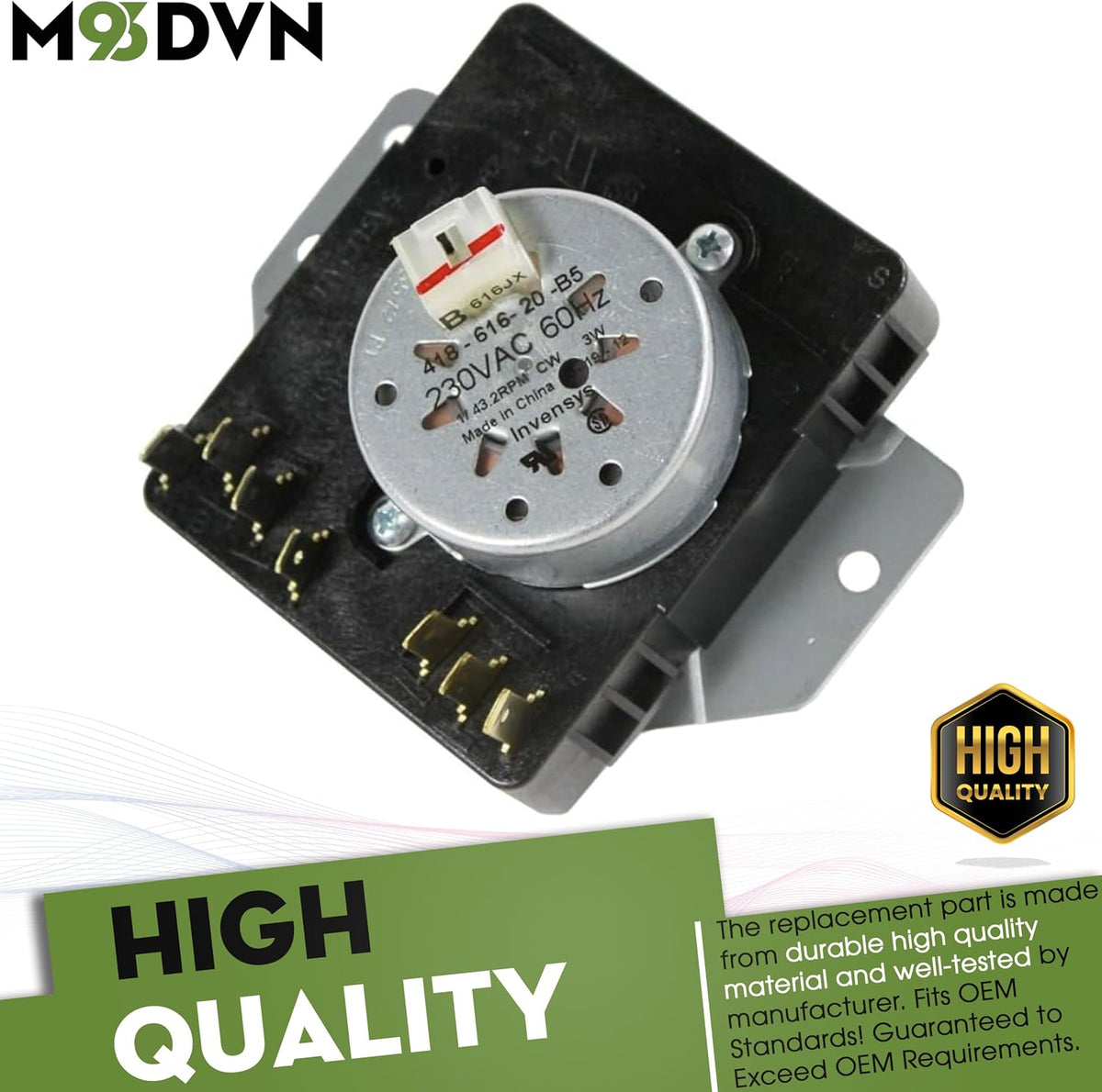 Timer Replacement For Kenmore 110.6002201 110.606211 11060022010 110.694228 110.694328 11069422801 110.6140231 110.6192311 110.C60102310 1106062110 110.C60112310 110.C61402311 110.607201 Dryer