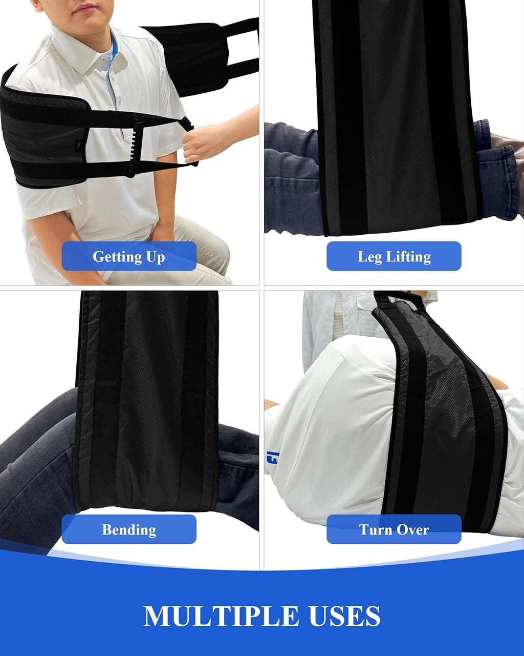 Transfer Sling Lift Assist Gait Belt for Seniors and Disabled