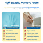High Density Upholstery Foam 1" 74"x24"Memory Foam Padding for Couch