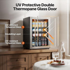 85 Cans Mini Fridge, Beverage Refrigerator Cooler for Drink, Beer