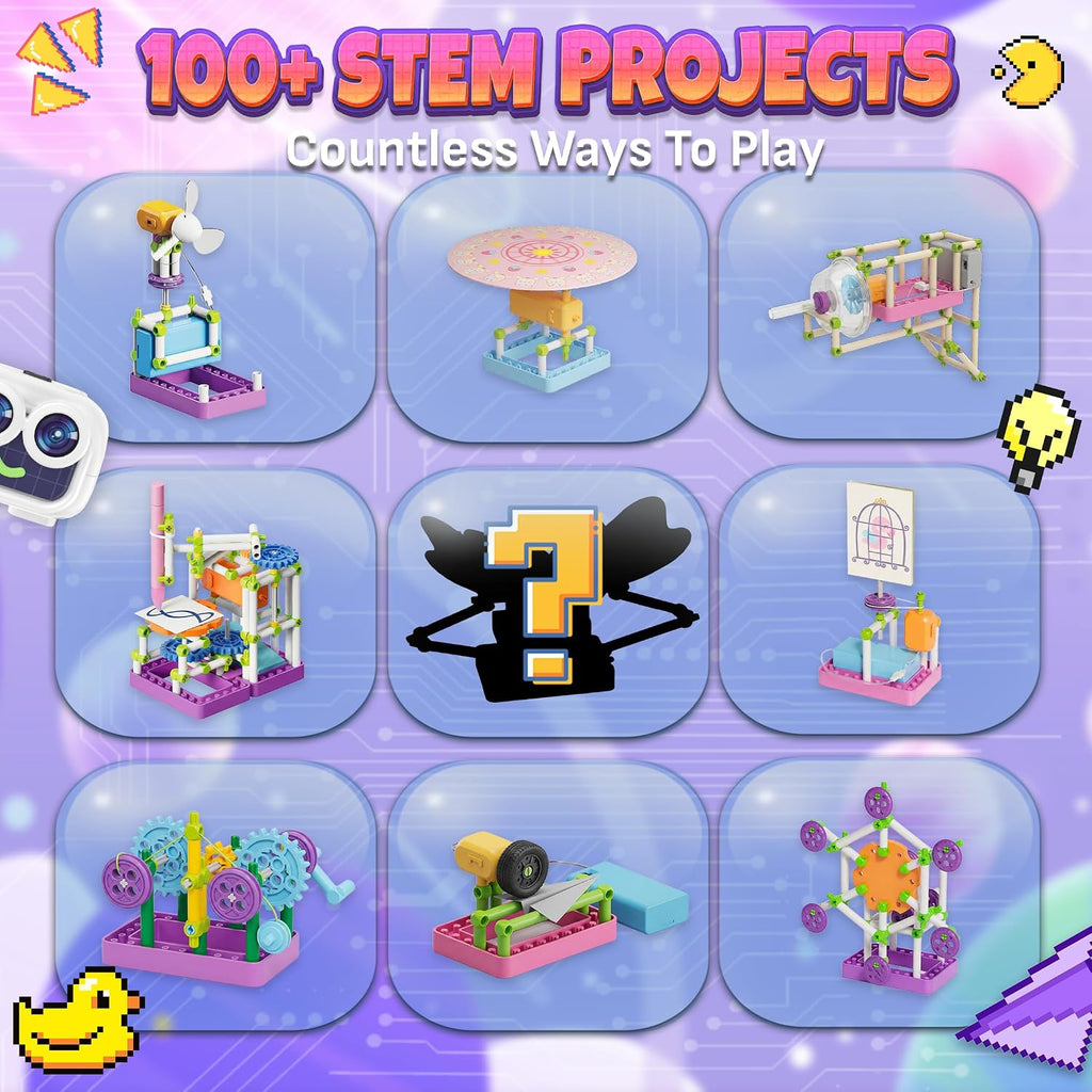Science Kit for Girls 100+ Experiments, STEM Toys | Educational Projects, Fun Experiments, Step-by-Step Instructions