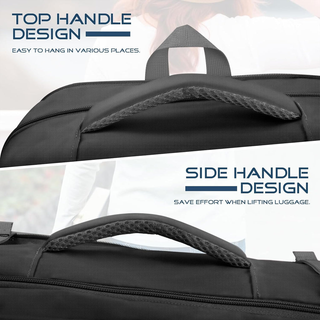 Travel Backpack, Expandable Carry on Backpack for Men, TSA 17.3 inch Laptop Bag Flight Approved, Lightweight Business