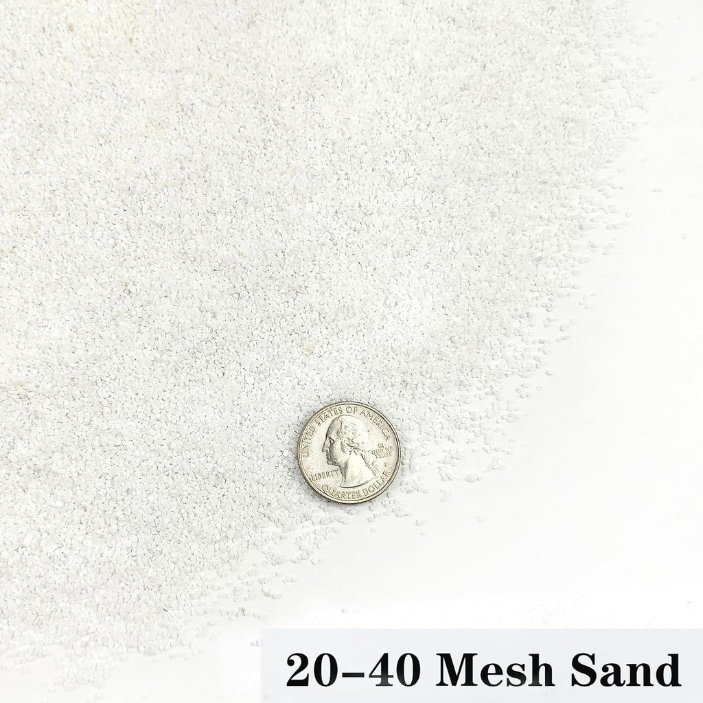 Aquarium Sand, 2lbs White Fish Tank Sand, Aquarium Gravel Substrate