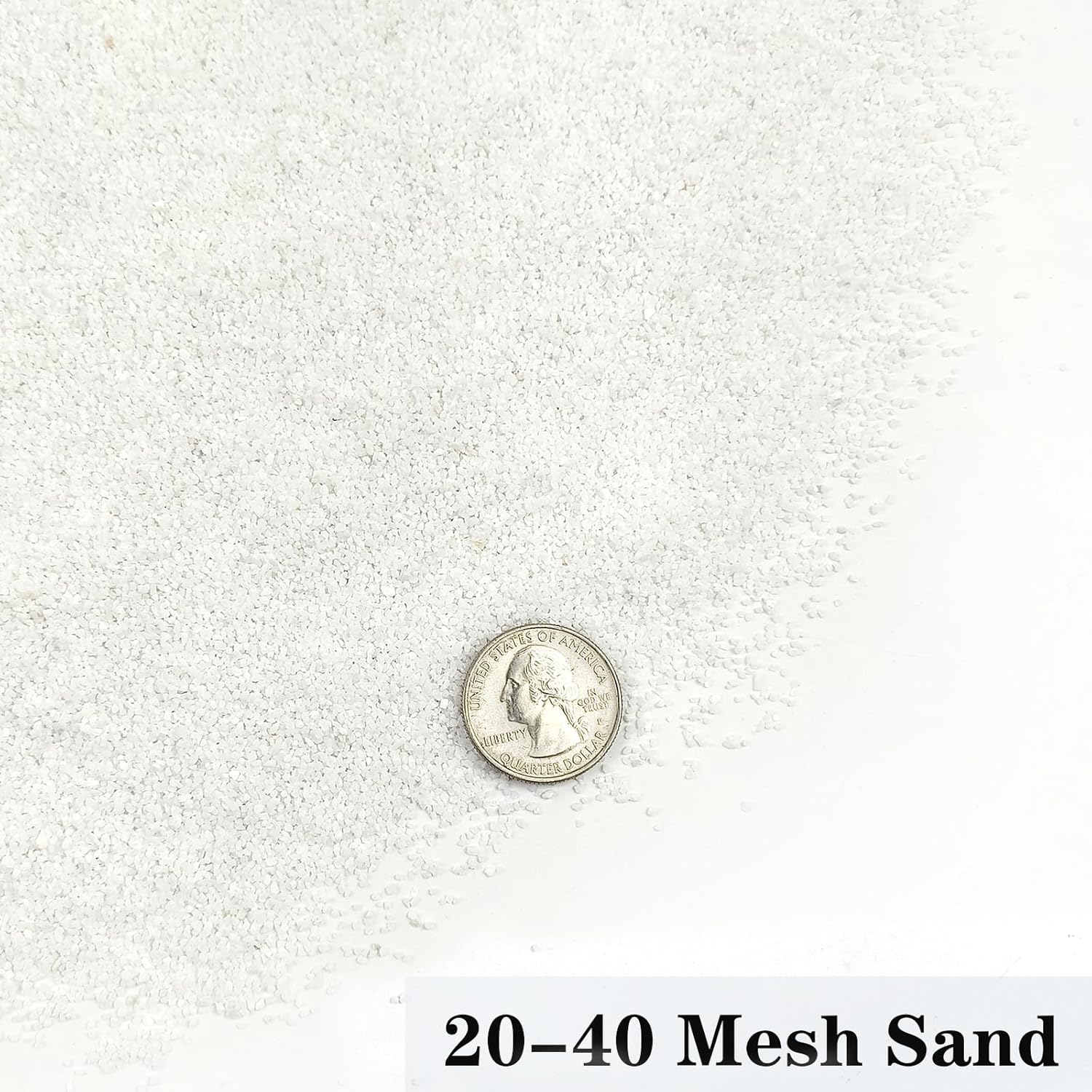 Aquarium Sand, 2lbs White Fish Tank Sand, Aquarium Gravel Substrate