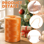 14400 ft Orange Hay Baling Twine, Thick Heavy Duty Poly Twine