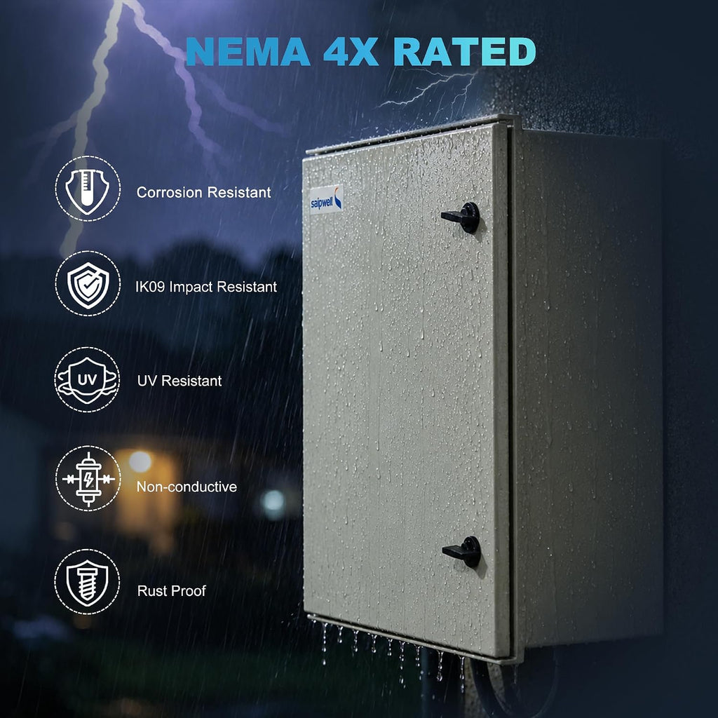 24x20x9 Inch NEMA 4X Electrical Enclosure