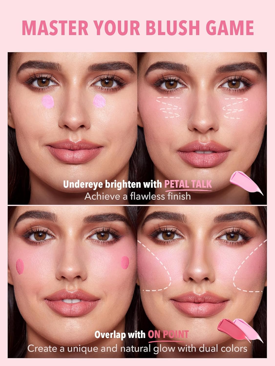 Color Bloom Liquid Blush Makeup for Cheeks Matte Finish - On Point