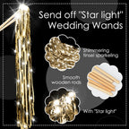 200 Pcs Light up Wedding Wands Sparkler Tinsel Send Off