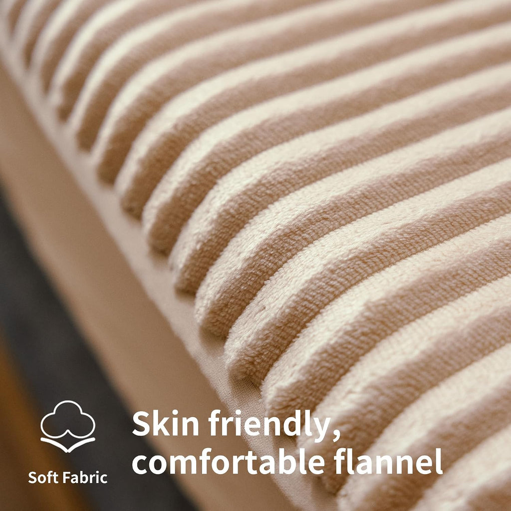 Heated Mattress Pad Full Size, 6 Heating Levels, Machine Wash | 10 Hour Auto Off Electric Mattress Pad, Overheat