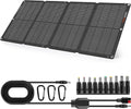 60W Portable Solar Panels NextGen Foldable Solar Panel Charger Kit 25% Efficiency with DC USB-C USB-A Output ETFE