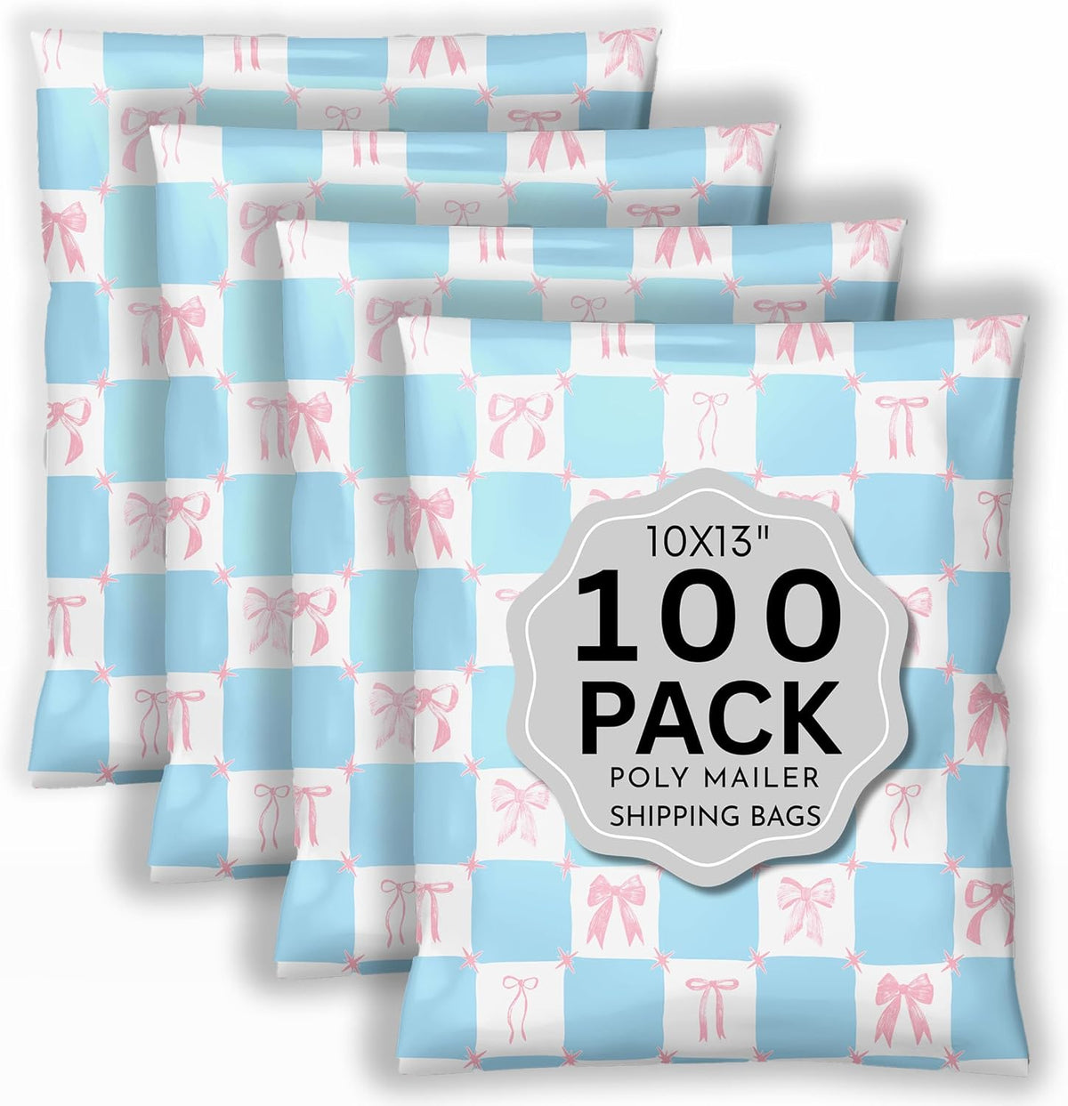 10x13 Poly Mailers Small Business Shipping Bags 100 Pack