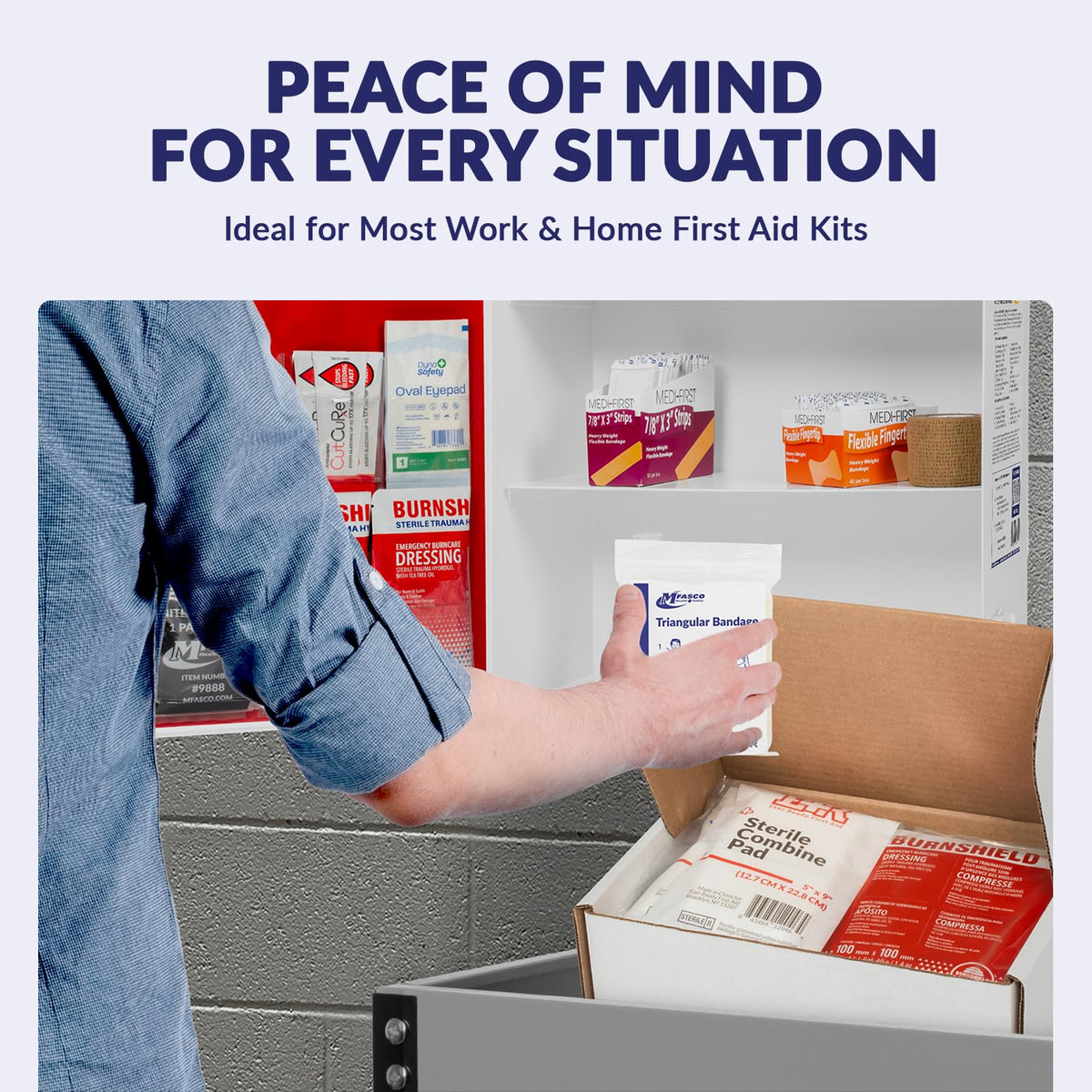 First Aid Kits Refill Pack for ANSI Z308.1-2021 Class A