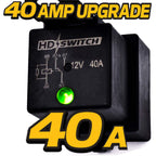 2-Pack 4RD-960388-31 Waterproof Relay w/LED Indicator 12V 40A for Hella