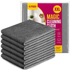 Extra Large Genie Magic Cleaning Cloth, 6PCS Microfiber Magic Cloth