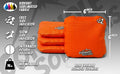 Cornhole Bags Set of 4 Regulation Pro Style 6x6 Resin Filled + Tote Bag