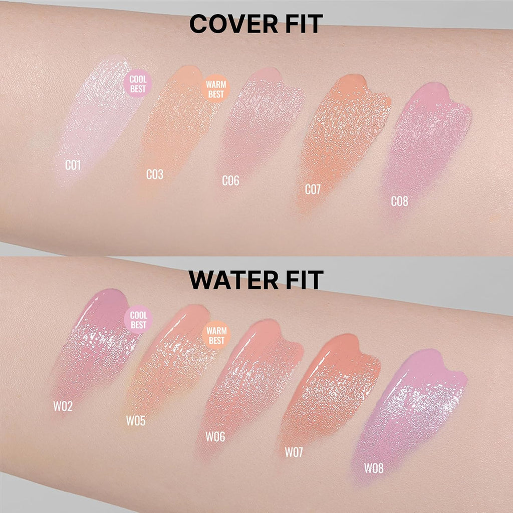 Skin Layer Fit Blusher, Semi Glow Water Fit, W06 WARM COCOA