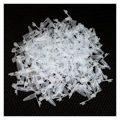 Centrifuge Tubes 200PCS 0.2 ml Clear Graduated Polypropylene Microcentrifuge Tubes Test Vials Small Bottle Container
