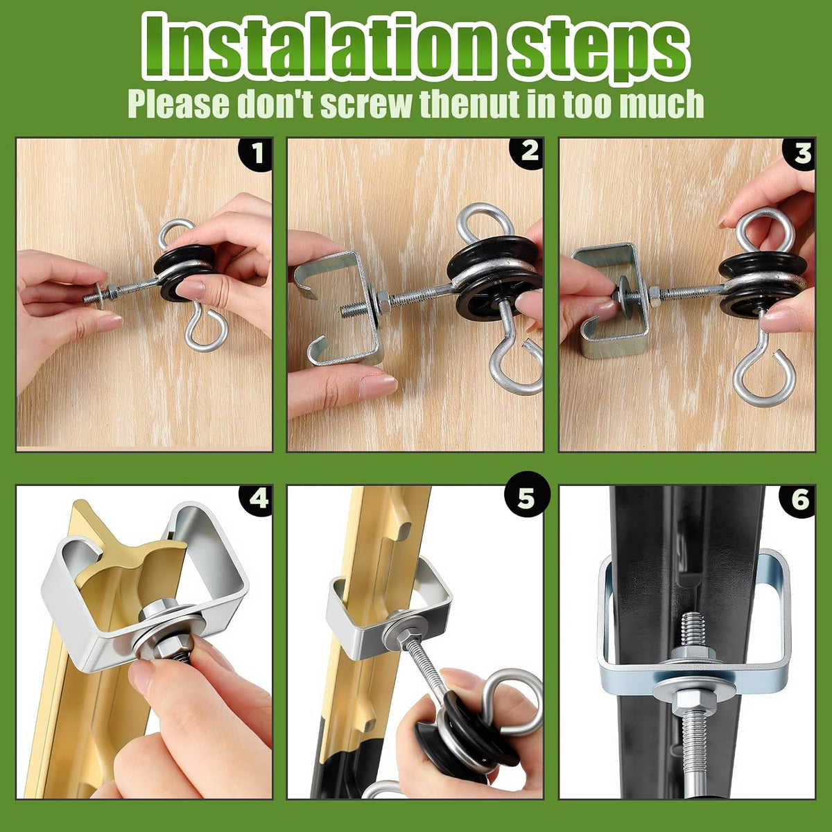 Electric Fence Gate Handle Kit T Post Insulator Spring Gate Handle Set for Horse Cattle Farm Fencing Easy Install